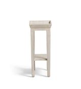 Gustavian Sofa Side Table - Washed Grey