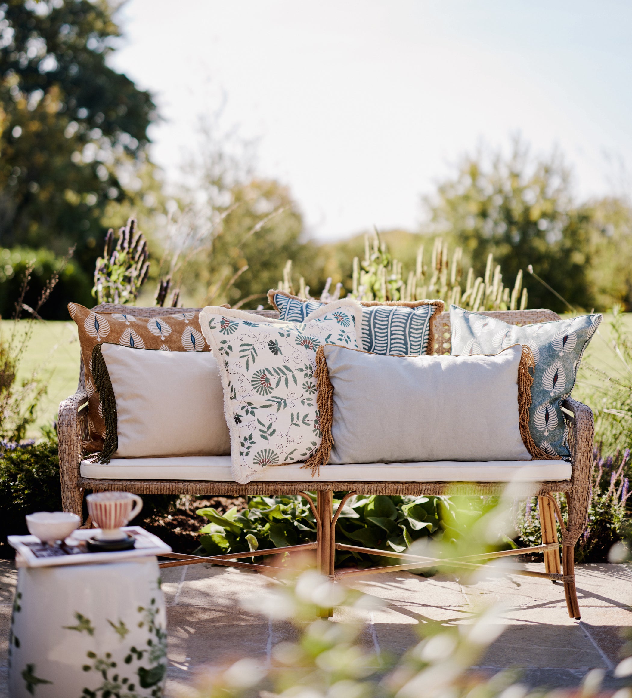 Kussen Outdoor Cushion - Seafoam