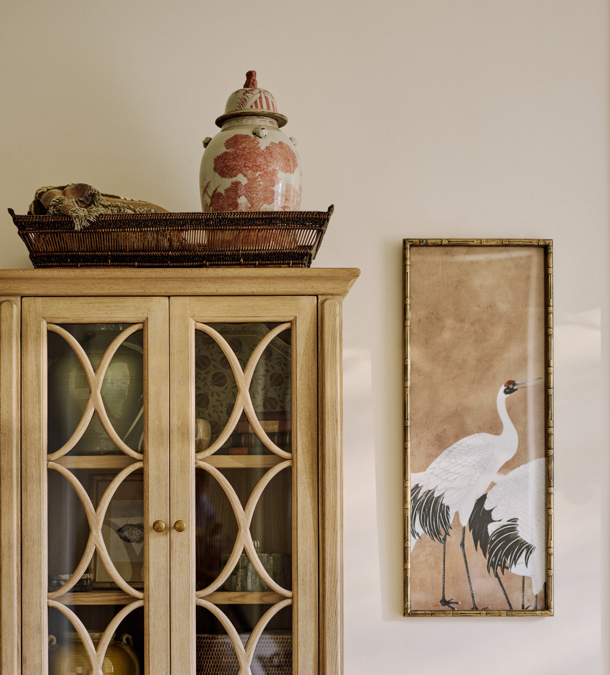 Mandalay Ottoman Tray - Antique Brown