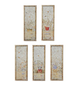 Pentangle Wall Art Panels - Set of Five - Multi