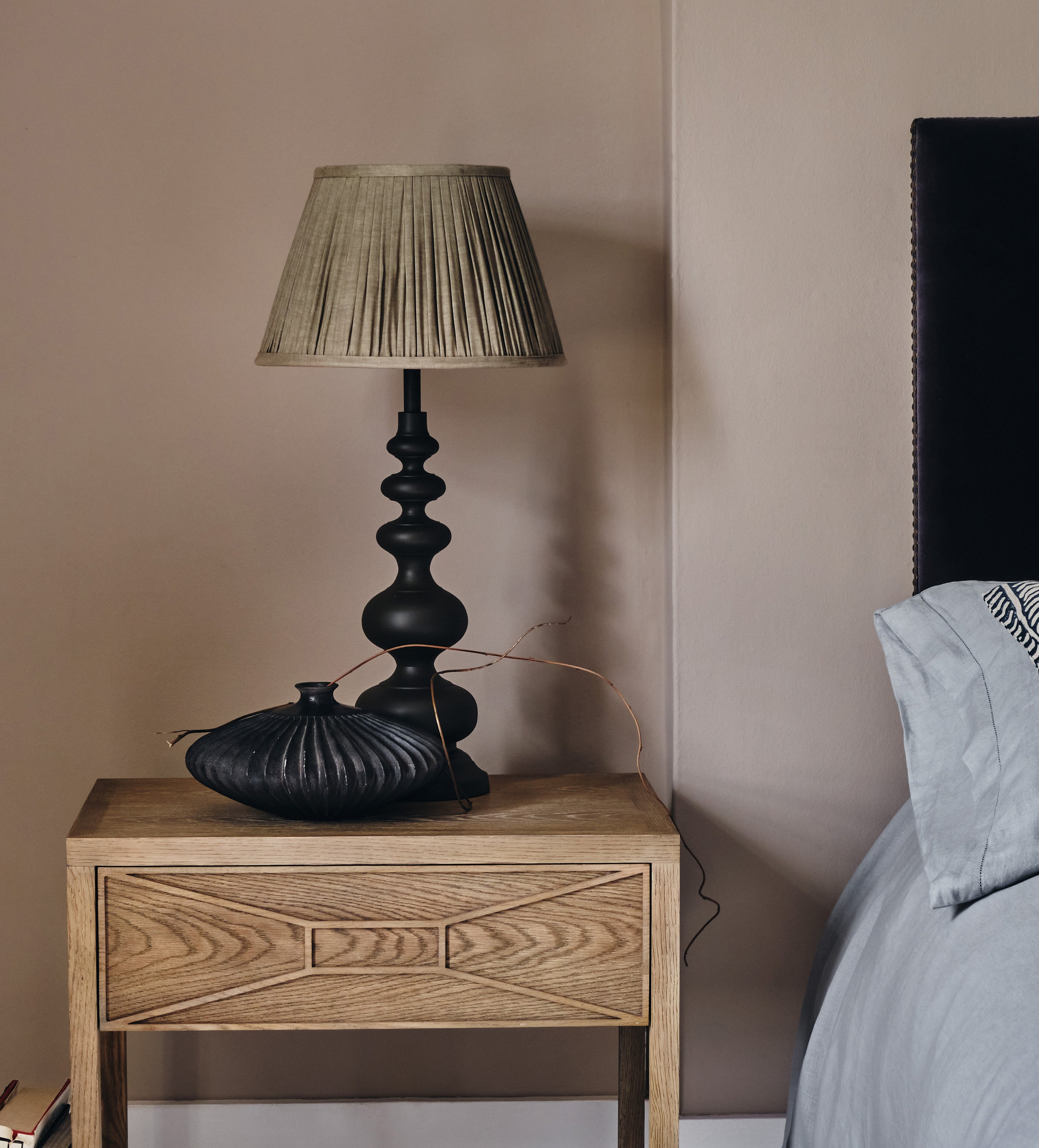 Persephone Table Lamp Base - Antique Grey
