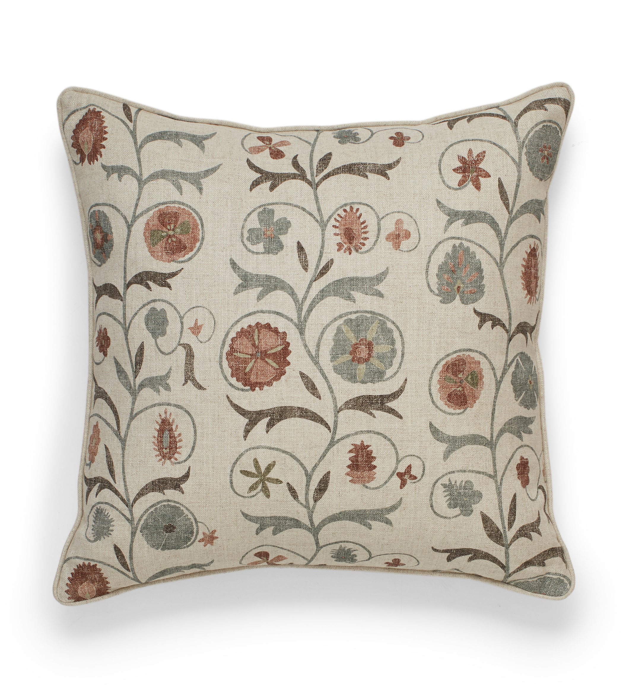 Sheki Cushion Cover - Dark Seafoam