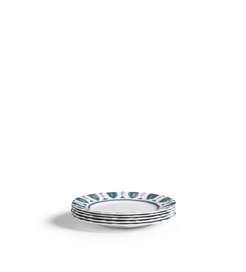 Yuhua Side Plates - Set of Four - Air Force Blue